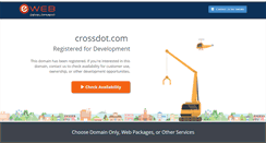 Desktop Screenshot of crossdot.com