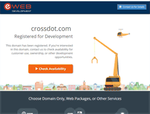 Tablet Screenshot of crossdot.com